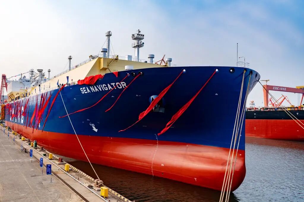 我国造！第二艘大型LNG运输船交付