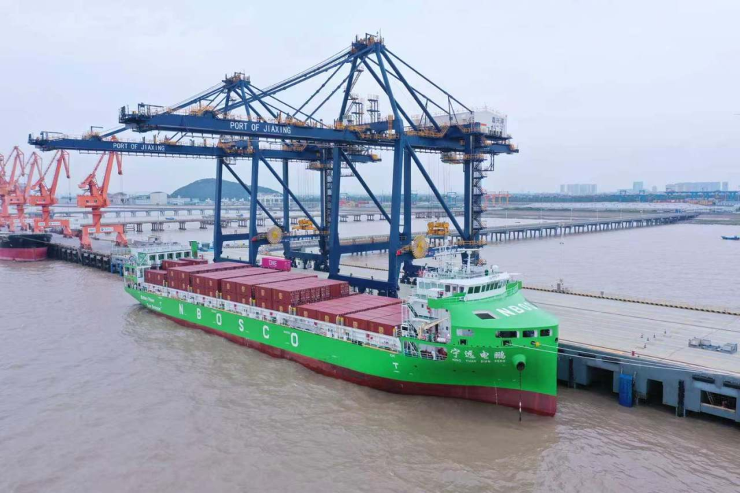 China's First Zero-Carbon Sea-River Intermodal Hub Route Opens